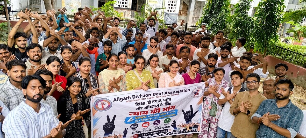 The message of rights resonated powerfully through the language of gestures