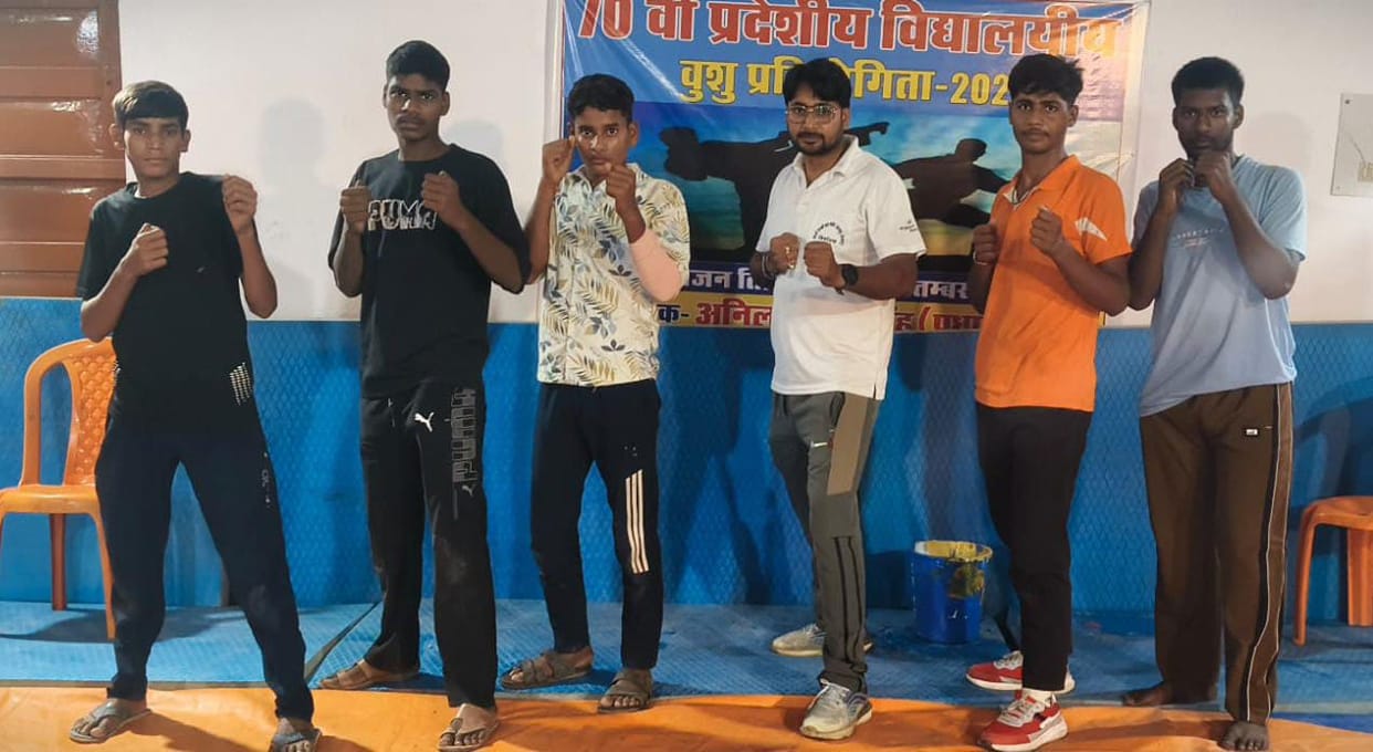 Adalhat players dominate state-level Wushu competition.