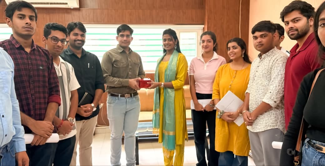 IIM students participated in the rural engagement program.