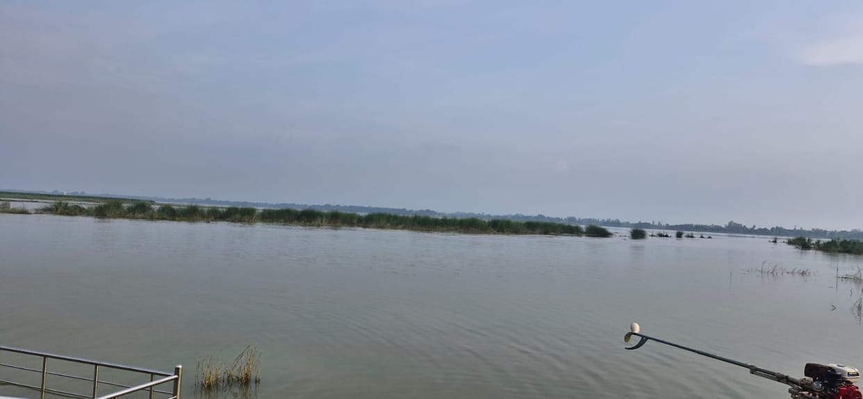 Saryu water level rises by another 10 centimeters.