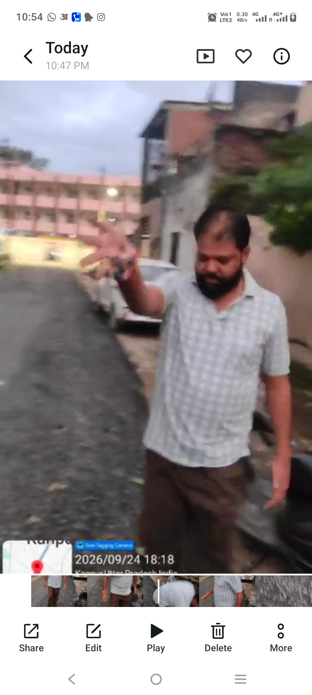 Paved patch-up work comes apart within 48 hours; Municipal Corporation issues notice to contractor.