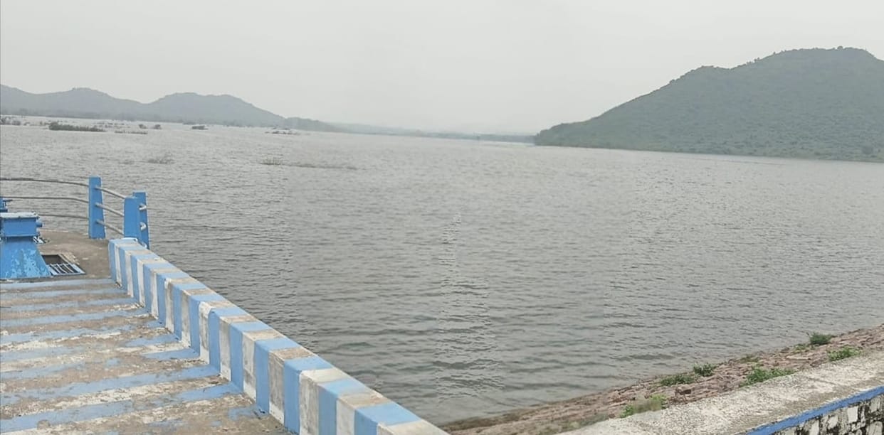 80 to 90 percent water in all four dams