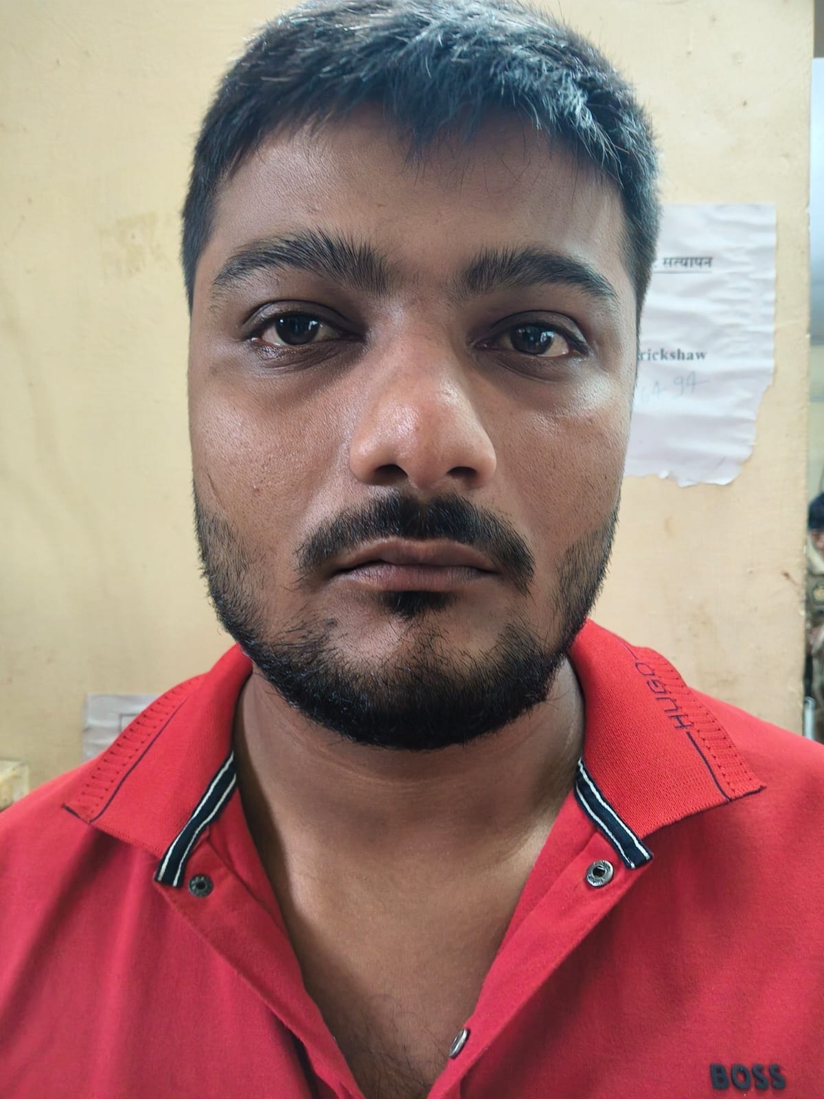 Arrested on charges of rape and extorting 25,000 rupees