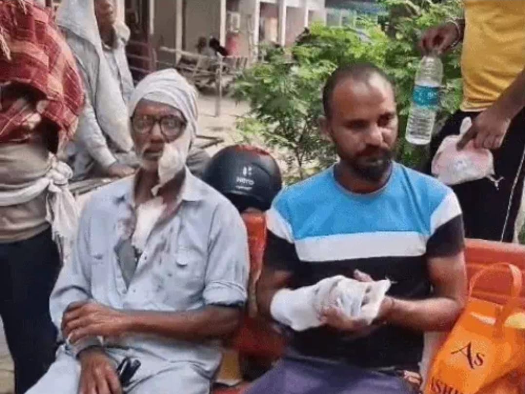 Family attacked after an altercation at a community feast.