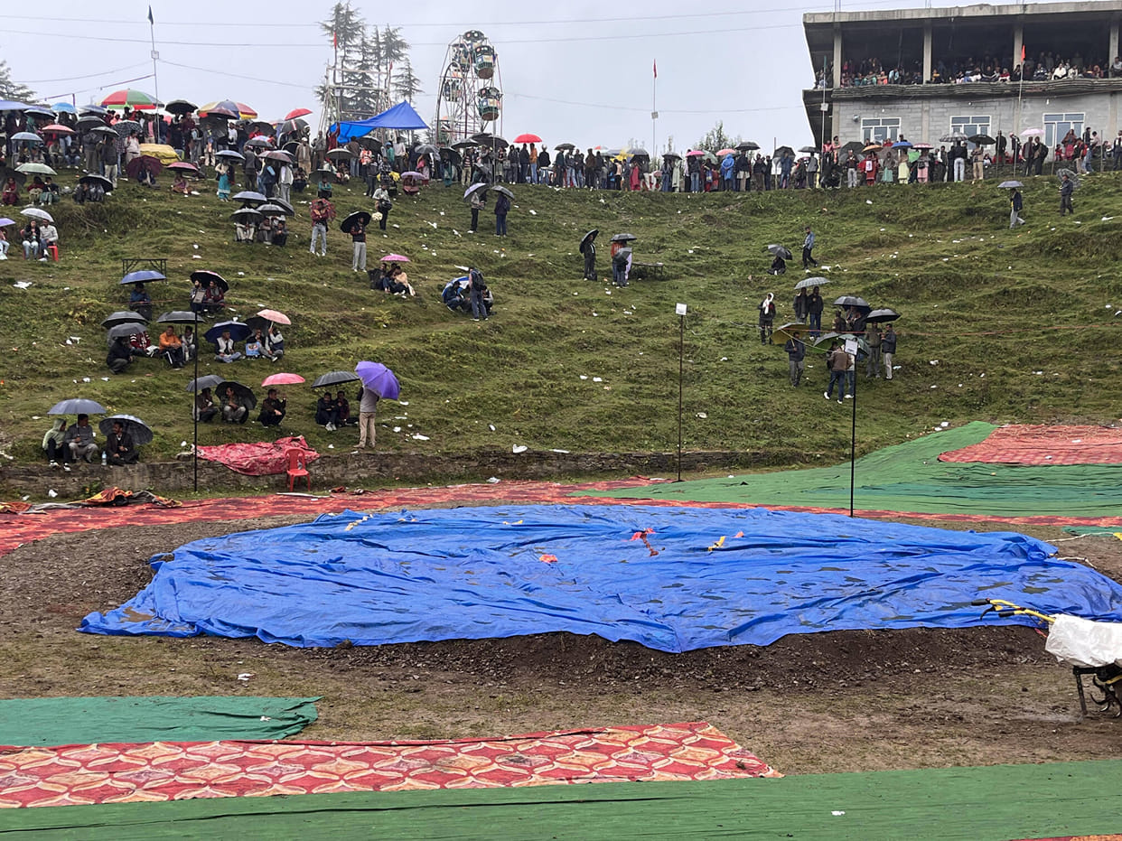 Rain disrupts the Phagu Talai Chhinj fair
