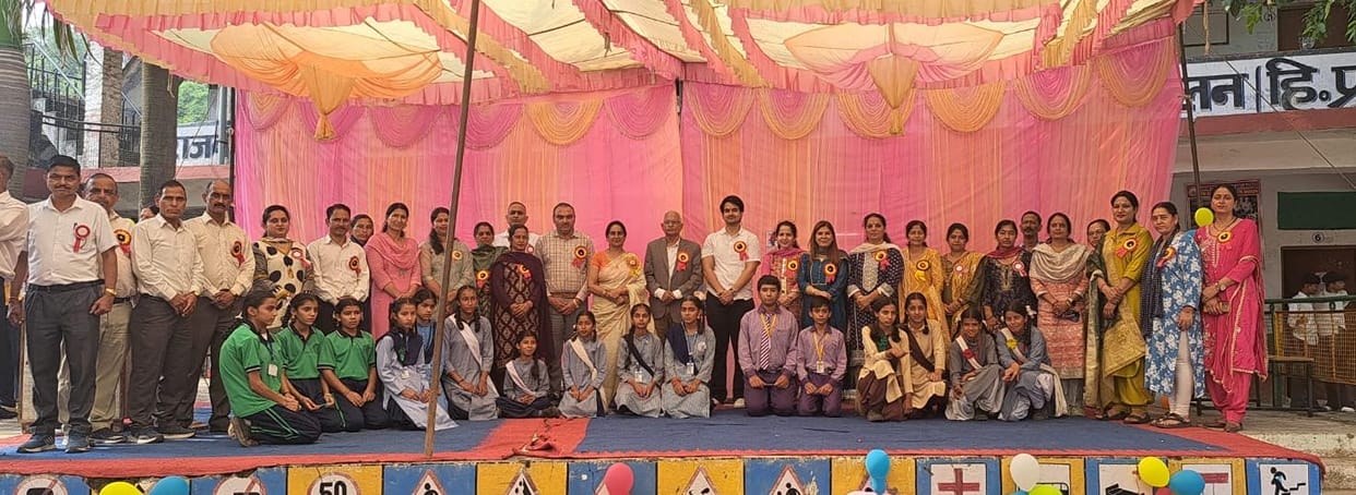Children showcased their talents at the children's fair and festival of colors.