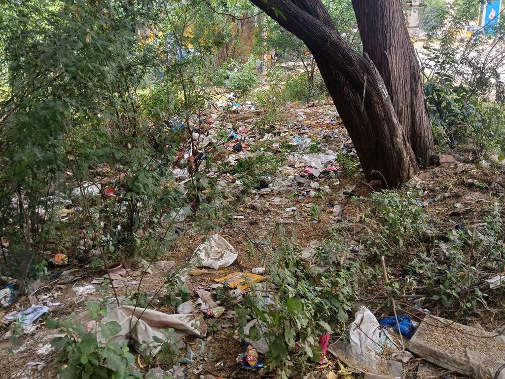 फोटो 03 मंडी क्षेत्र में जगह जगह लगे गंदगी के ढेर। संवाद