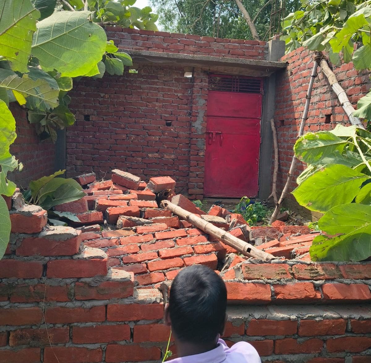 Three dead due to rain and storms; crops flattened in fields