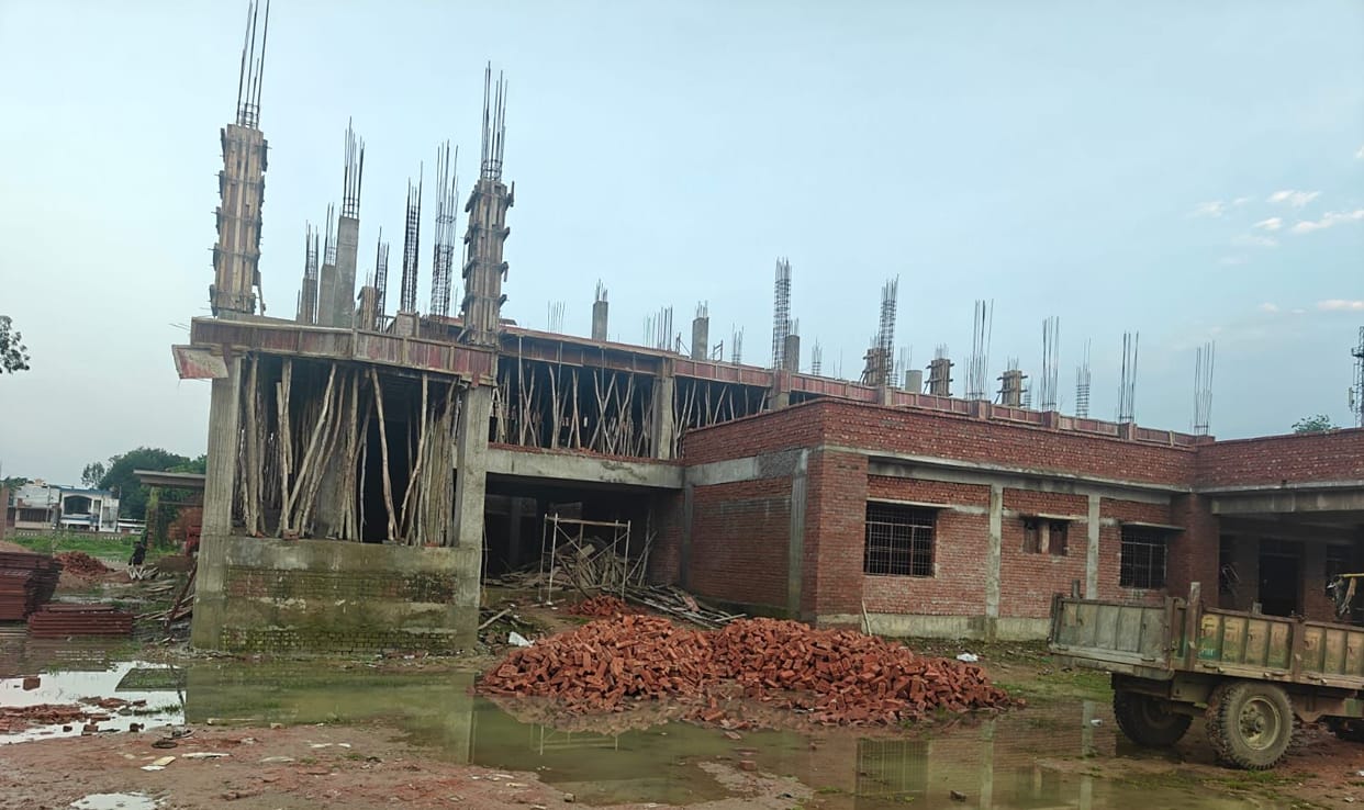 Chief Minister's Composite Model School being constructed in the city at a cost of 24.50 crore