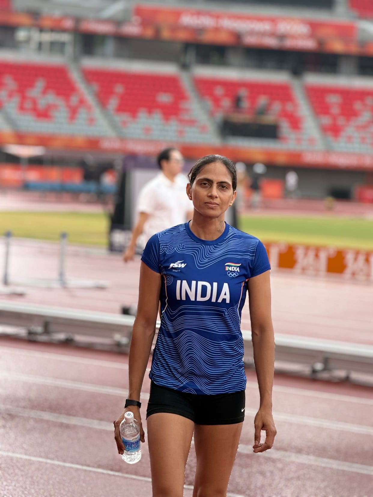 Kiran missed a medal by 0.20 seconds at the Asian Games.