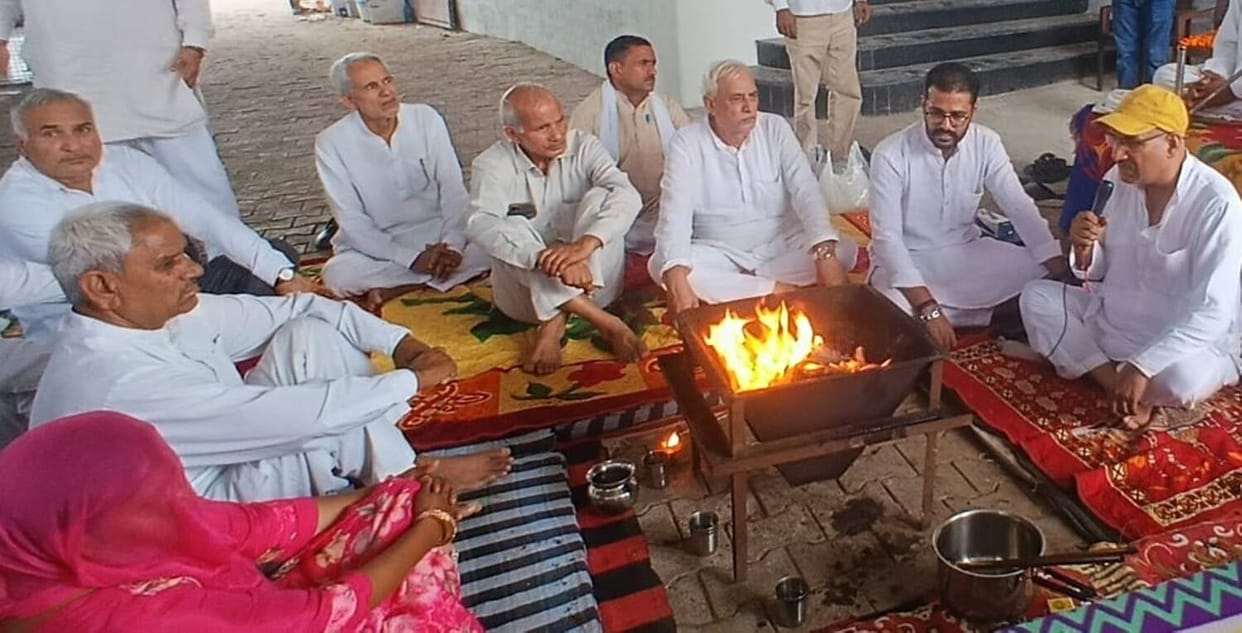 Special Havan-Yajna at the Goshala on Purnima