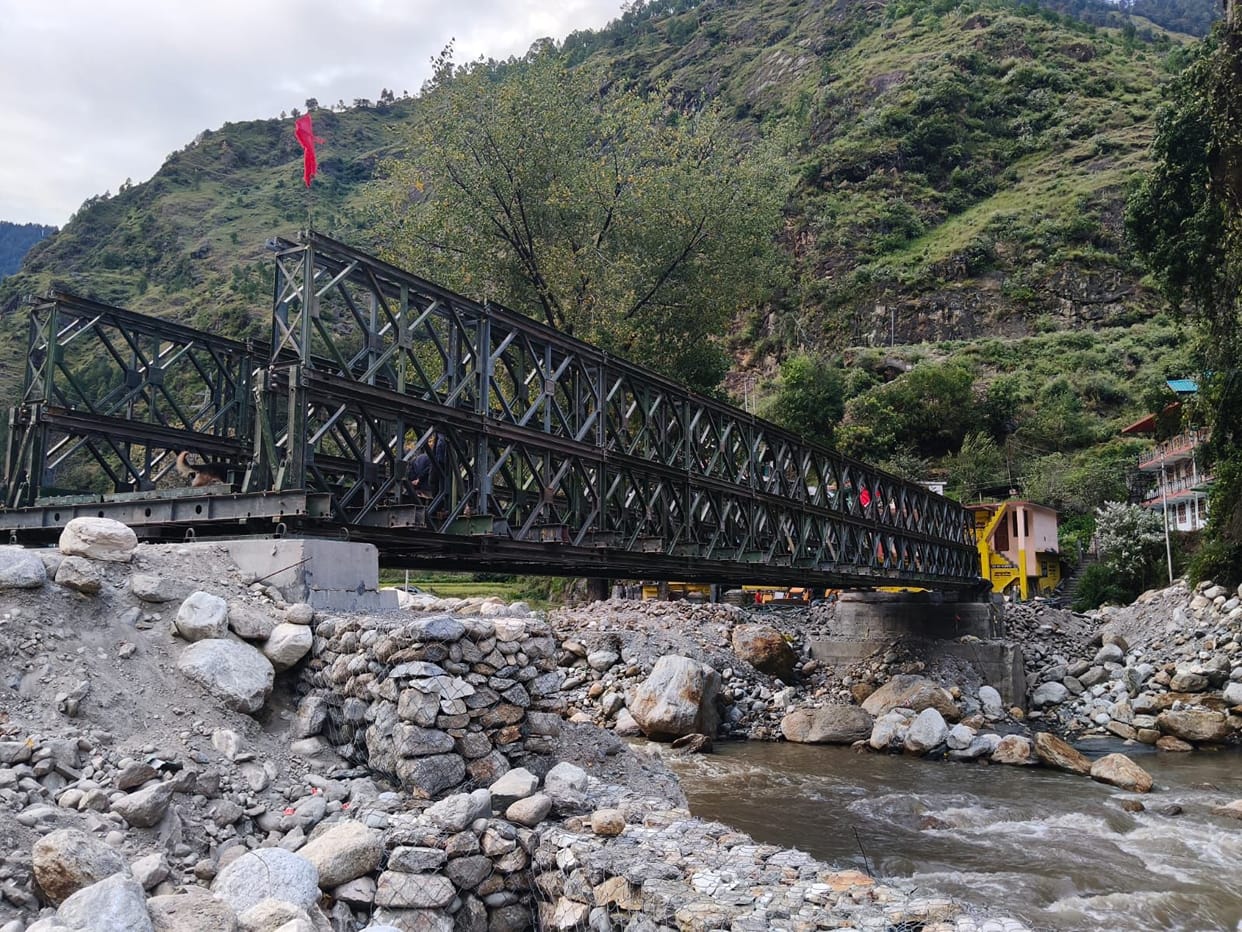 Bridge completed; three panchayats connected by road