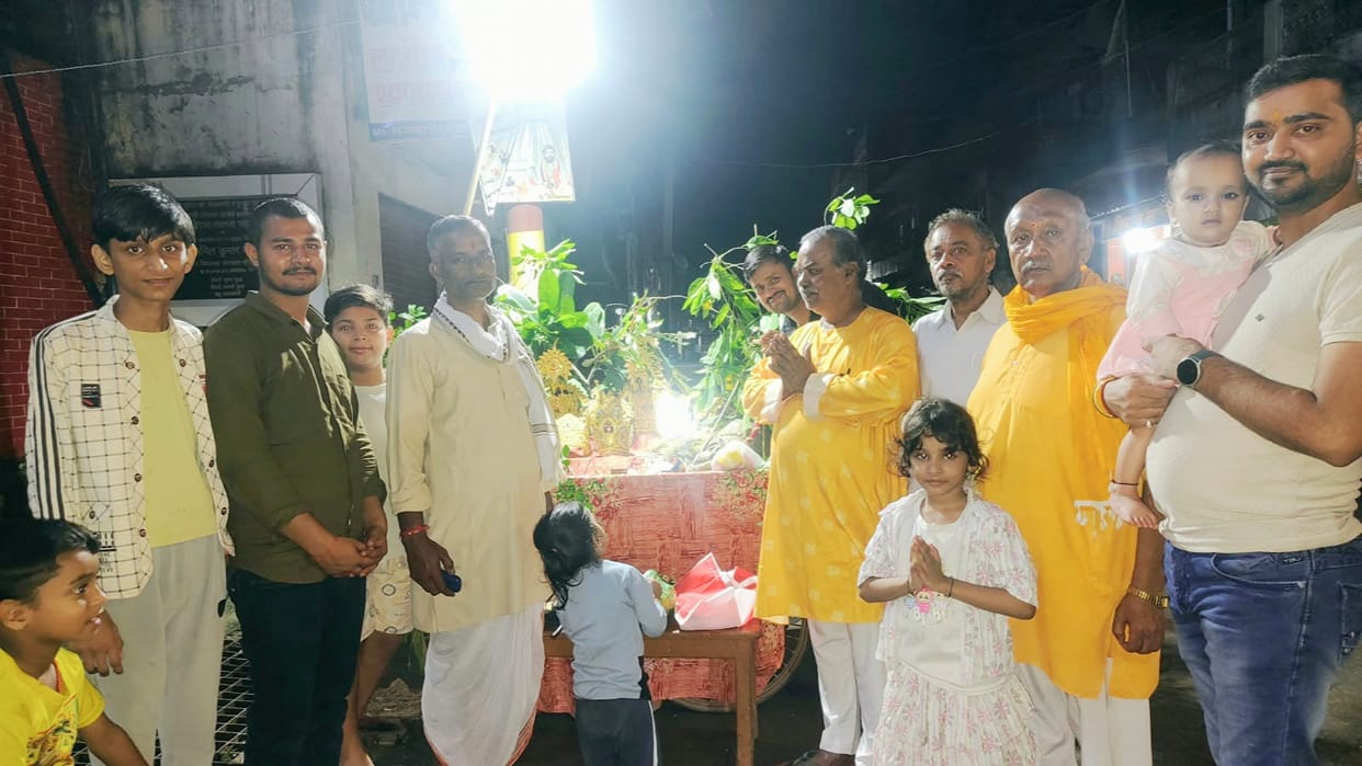 Preparations for Ramlila begin with the worship of the crown.
