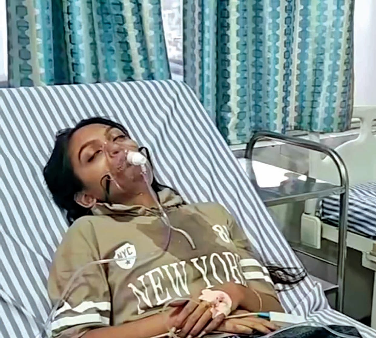 Young woman jumps from moving bus; critically injured, hospitalized