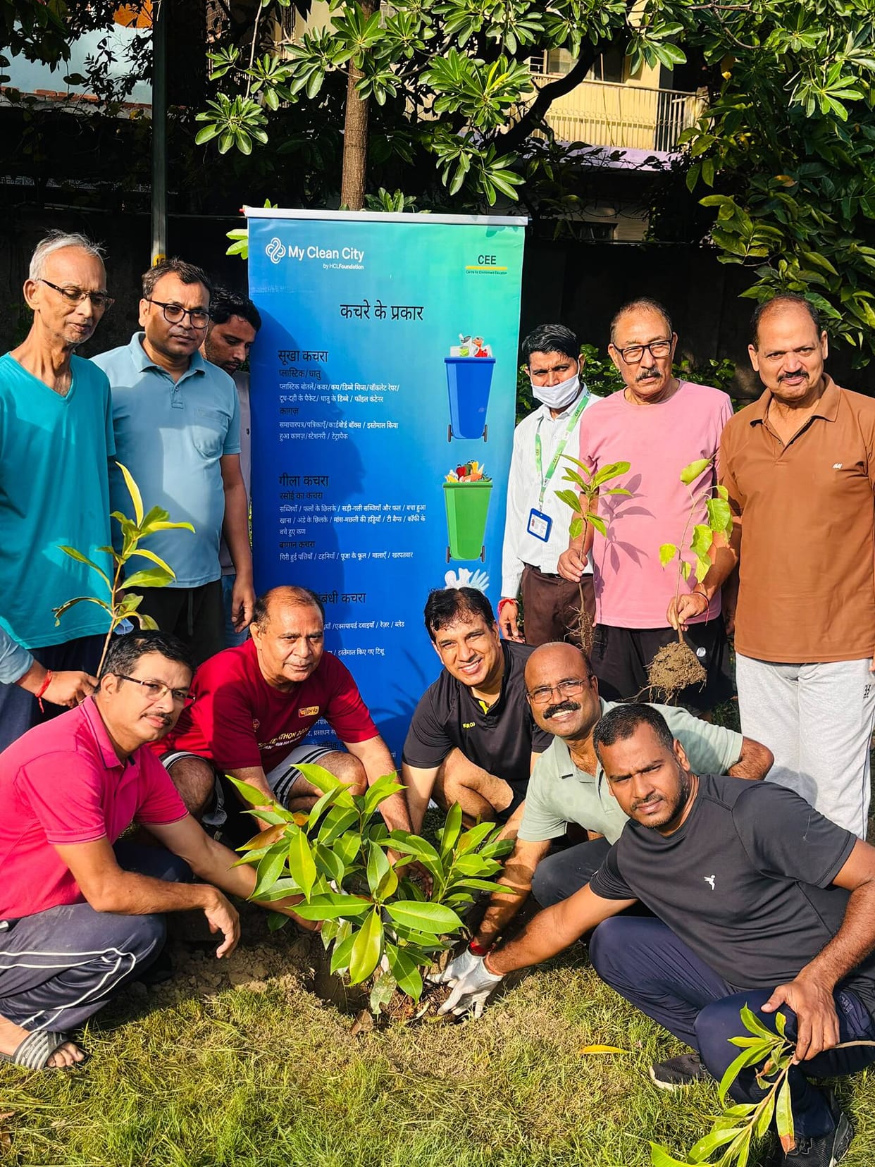 Park walkers launched a campaign and planted saplings.