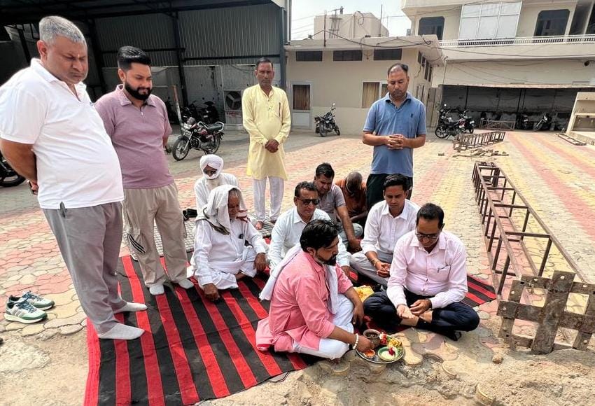 Bhoomi Pujan and preparations begin for the 72nd Ramlila in Guhla-Cheeka.