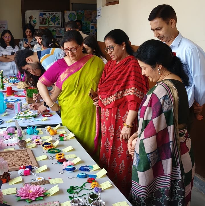 Pawan and Ayush topped in reel making, while Muskan excelled in poster making.