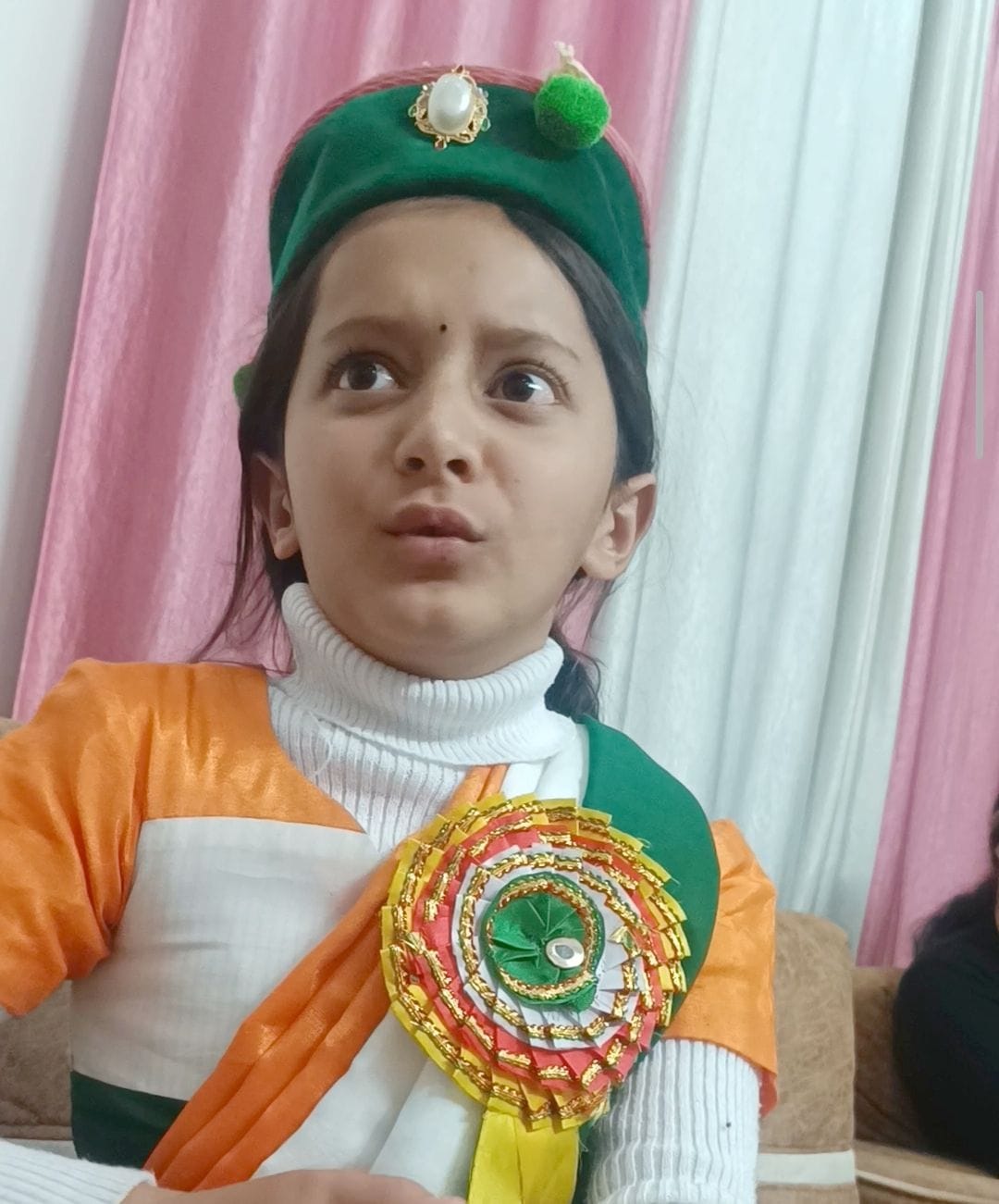 Dhanakshi secured first place in the district-level speech competition