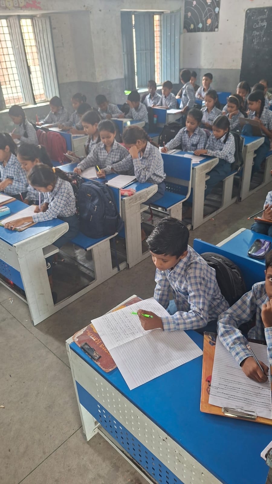 Question papers were delivered to all schools the next day