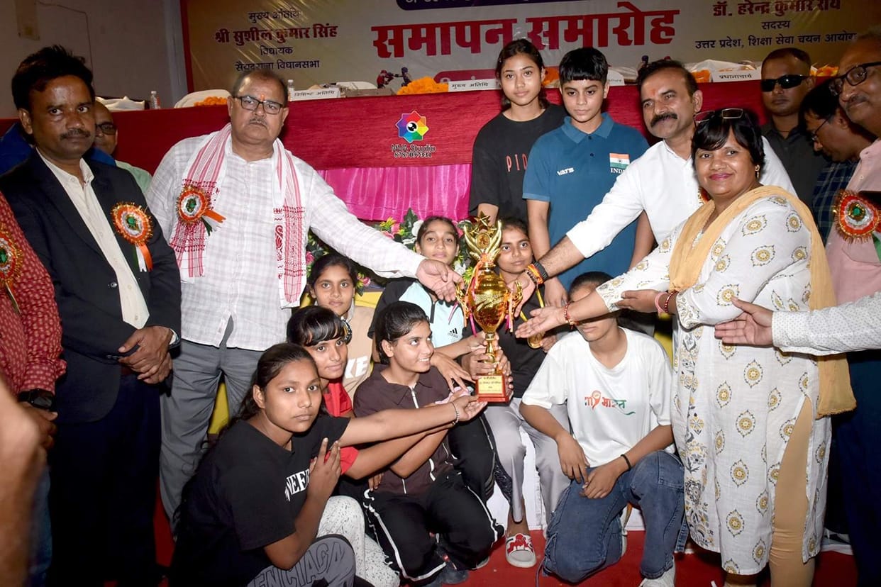 Meerut Division is the overall champion with 13 gold medals.
