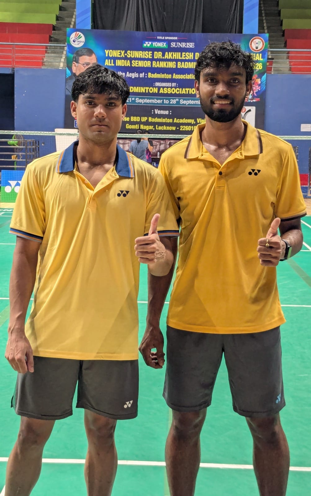 UP's Arsh books a spot in the men's doubles semi-finals.