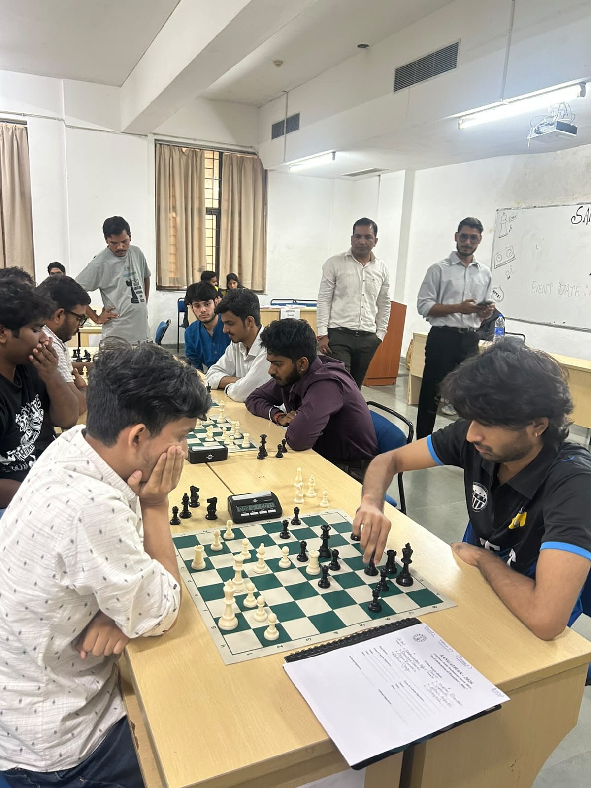 Engineering team dominates in volleyball and chess