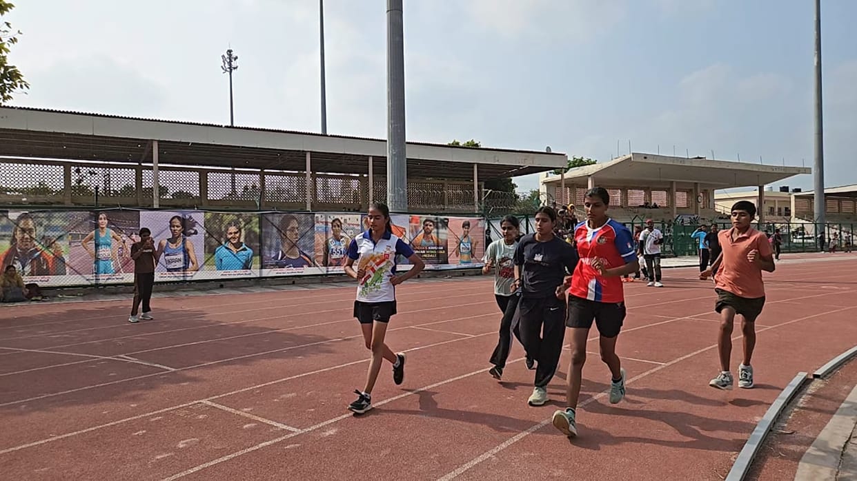 Athletes displayed their prowess at the district-level athletics championship.