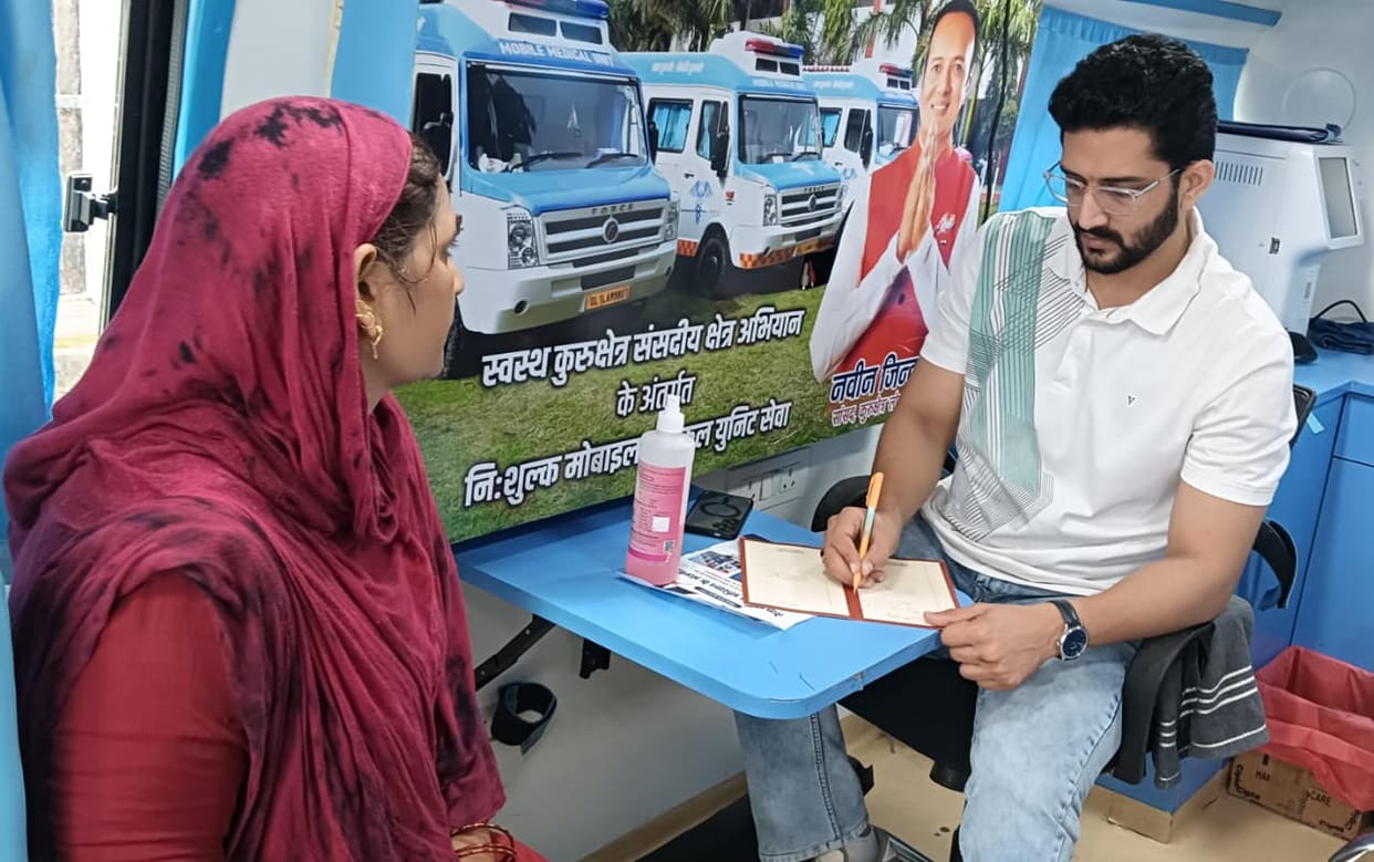Medicines were provided to 107 patients at the camp