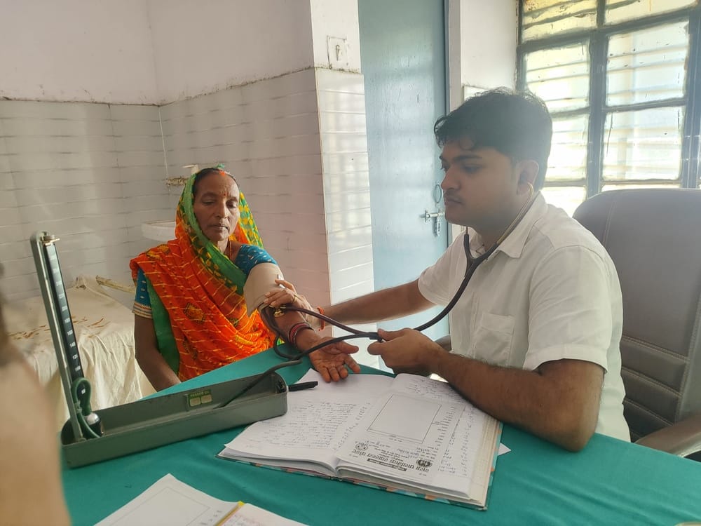 Patient numbers surged with the change in weather; 2,134 patients visited the Arogya Mela.