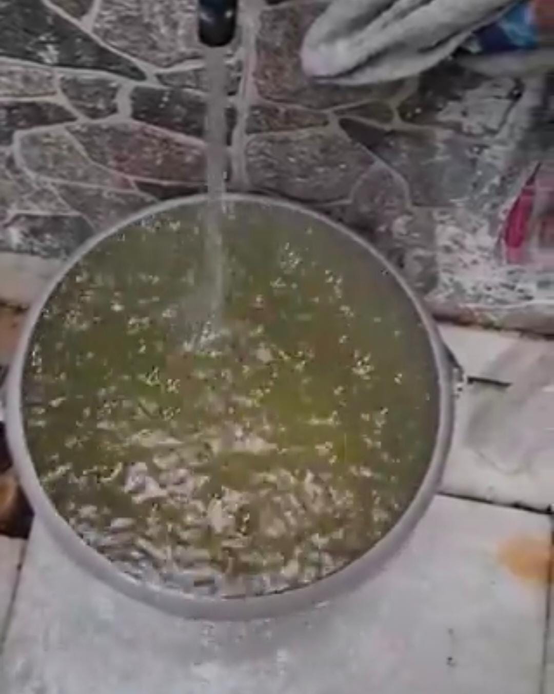 Pipeline damaged, supply of contaminated water