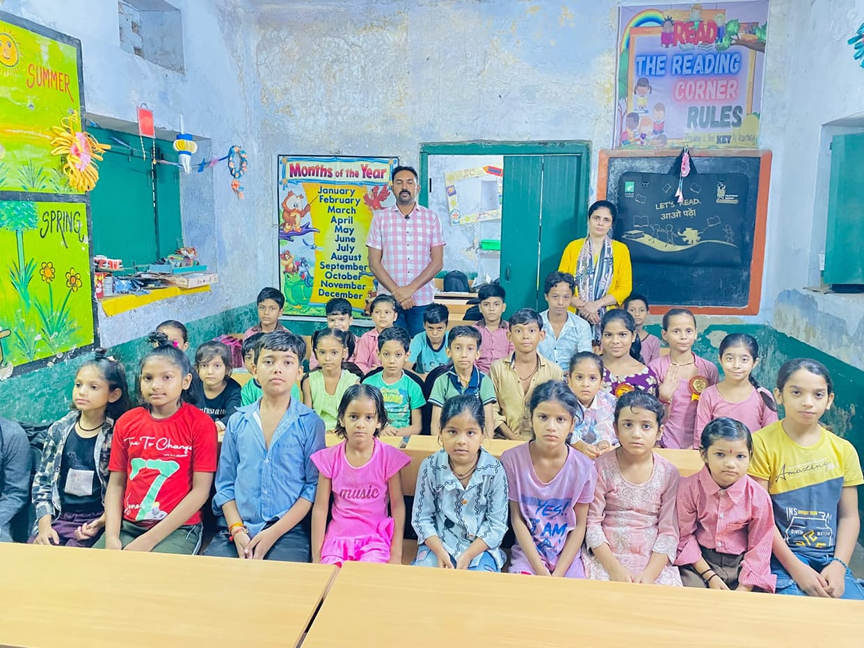 School children were made aware of sports.