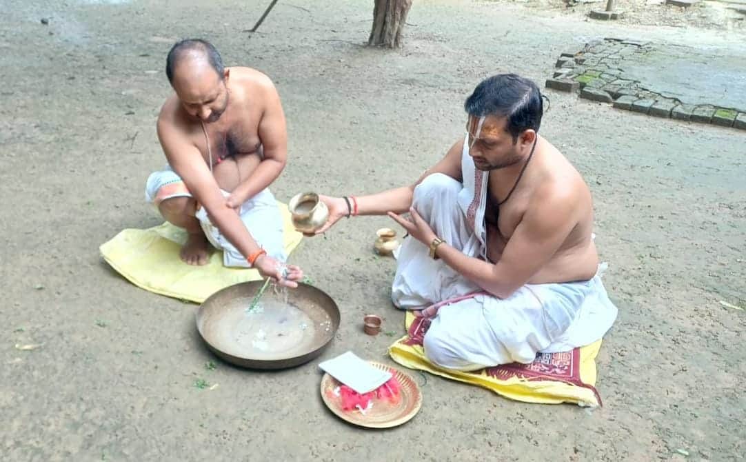 People paid homage to their ancestors and performed Tarpan