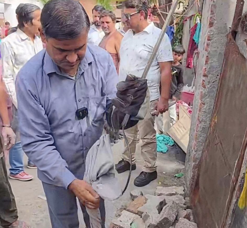 Cobra rescued in the Banso Gate area.