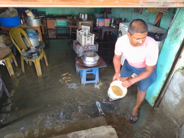Three days of rain lead to waterlogging in several wards; commuters face inconvenience.