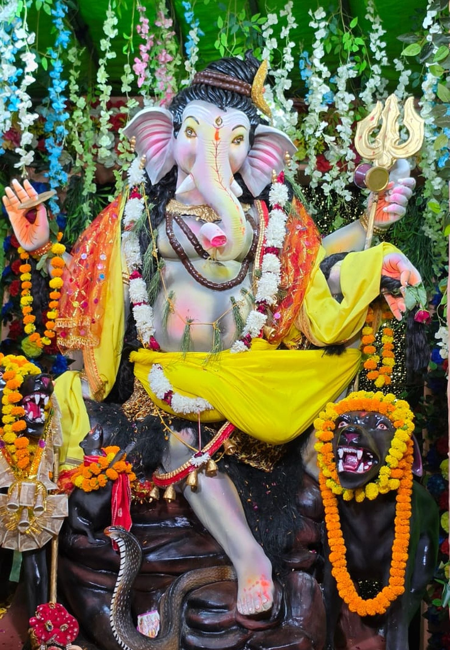 शहर में निकली गणपति बप्पा की विसर्जन शोभायात्रा। संवाद
