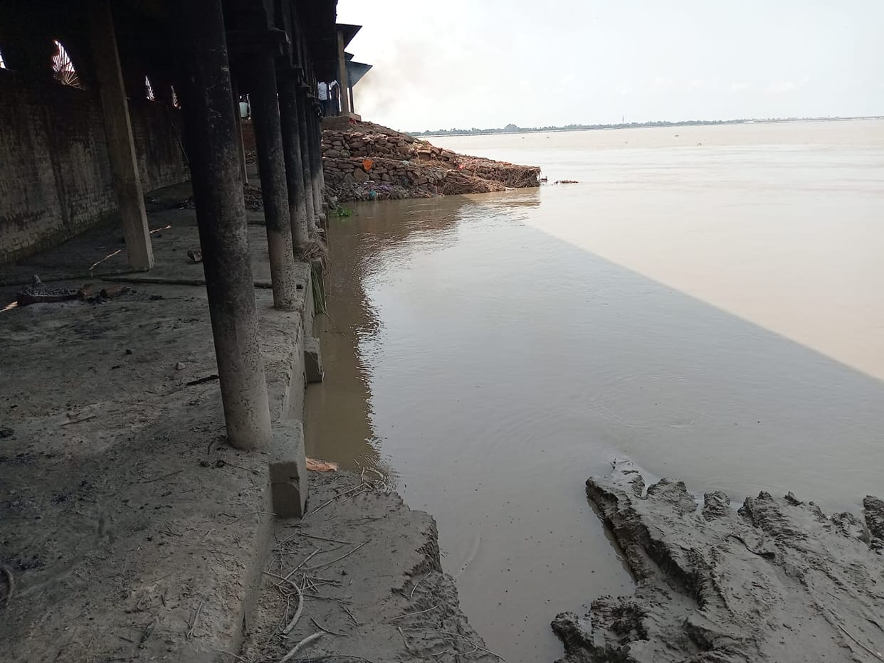 Saryu River's water level rises by 80 cm in 24 hours; 40 cm below danger mark.
