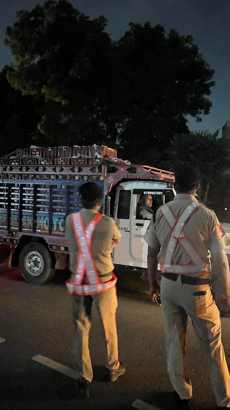 116 vehicles inspected during checking drive; 18 challaned
