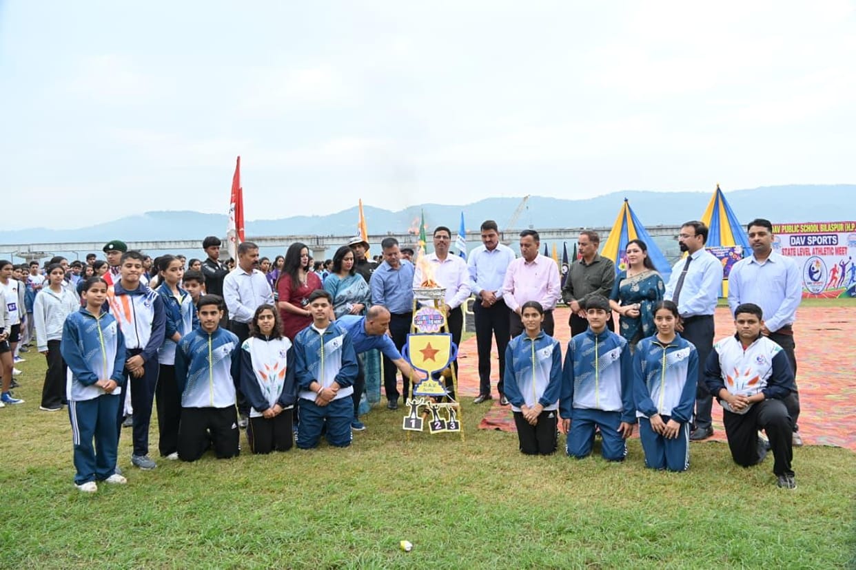 State-level Athletics Meet (Cluster-2) kicks off at DAV Bilaspur.