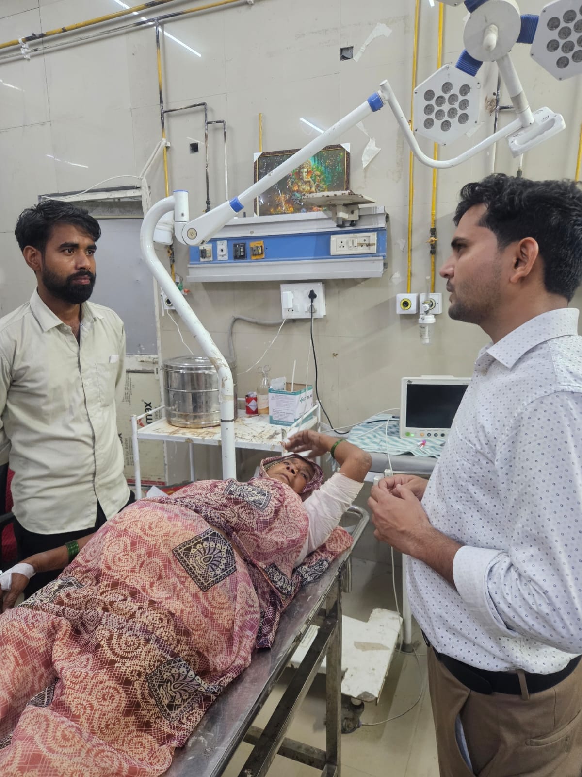 All six patients injured in the roof collapse discharged from SN Medical College.