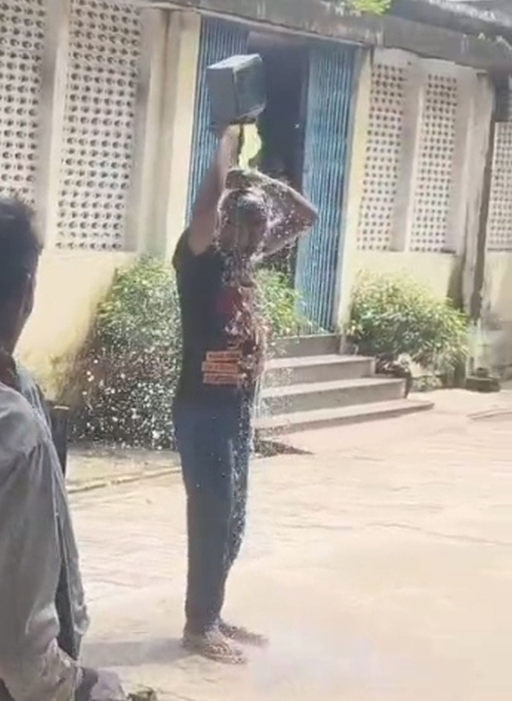 Bhim Army Tehsil President attempts self-immolation by pouring diesel over himself.