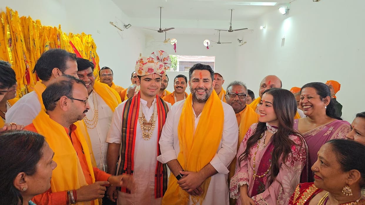 Inauguration of the Shrimad Bhagwat Saptah Gyan Mahayagya with a Kalash Yatra.