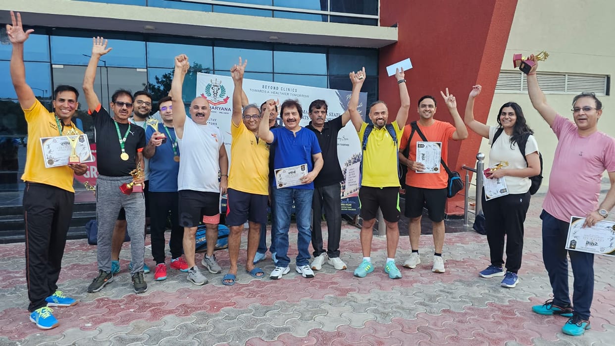 IMA Rewari wins eight medals at the state-level annual sports competition.