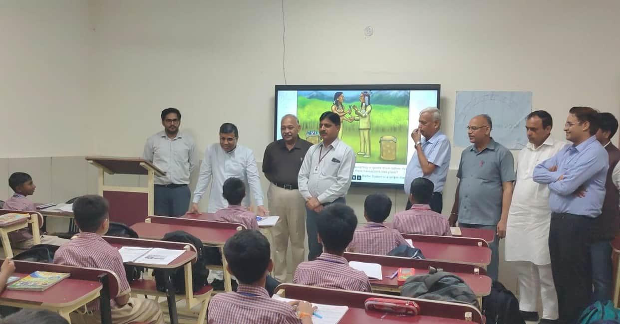 The Education Minister asked students questions related to Indian culture.