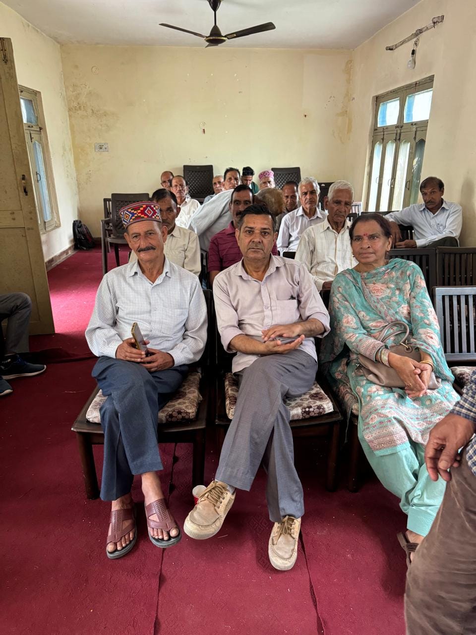 Pensioners demand early payment of outstanding dues.