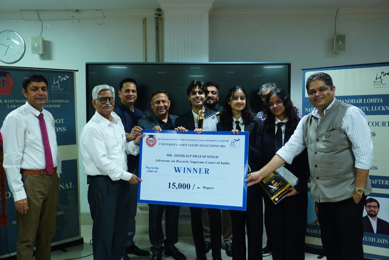 Bhavya Sharma's team wins the moot court selection competition.
