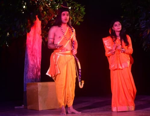 The episode of the forest exile comes to life in the enactment of Panchavati.