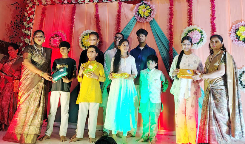 Cultural performances by children enthralled the audience