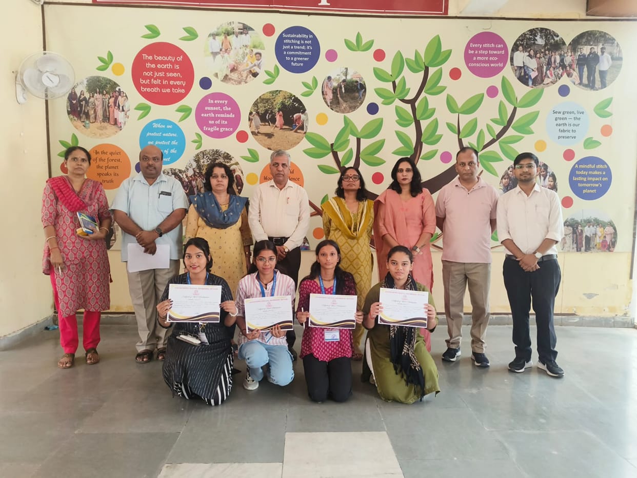 Lakshmi stood first and Aarushi second in the essay competition.