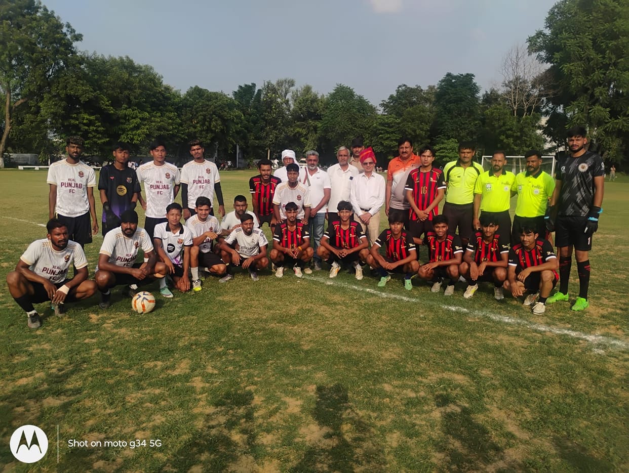 Seven football matches were held on the second day of the Gandhi Jayanti Sports Festival.