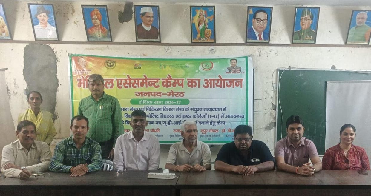 52 differently-abled children examined at the camp.